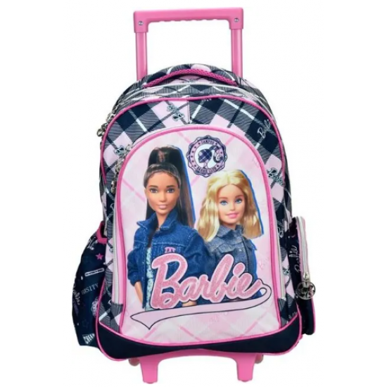 GIM ΤΣΑΝΤΑ TROLLEY ΔΗΜΟΤΙΚΟΥ BARBIE VARSITY (349-87074)